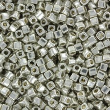 Miyuki square - cubes 1.8mm - Galvanized silver SB18-1051